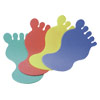 large foot-shaped sponge mat